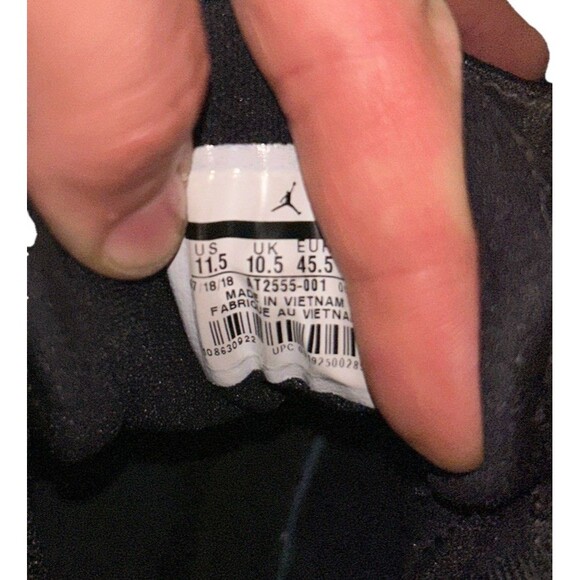 Nike Air Jordan 18 XVIII Black Red Zip Up Men’s Size 11.5 Sneakers main image 9